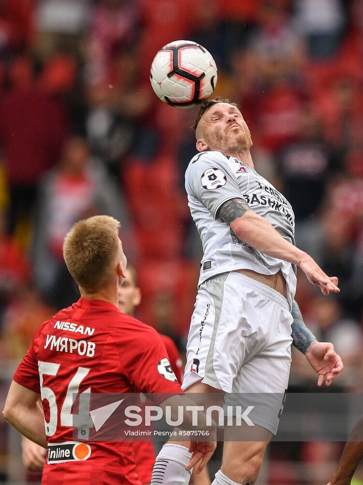 Russia Soccer Premier-League Spartak - Ufa