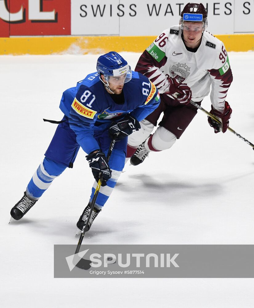 Slovakia Ice Hockey World Championship Italy - Latvia