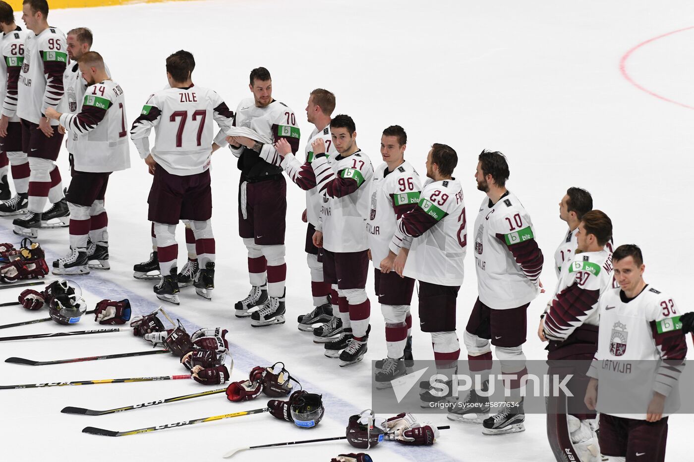Slovakia Ice Hockey World Championship Italy - Latvia