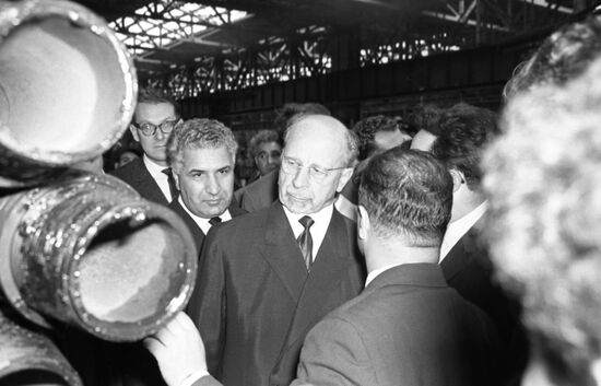 First Secretary of Social Unity Party of Germany Walter Ulbricht