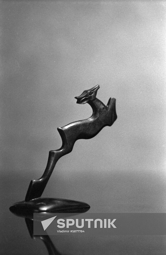Goitered Gazelle sculpture