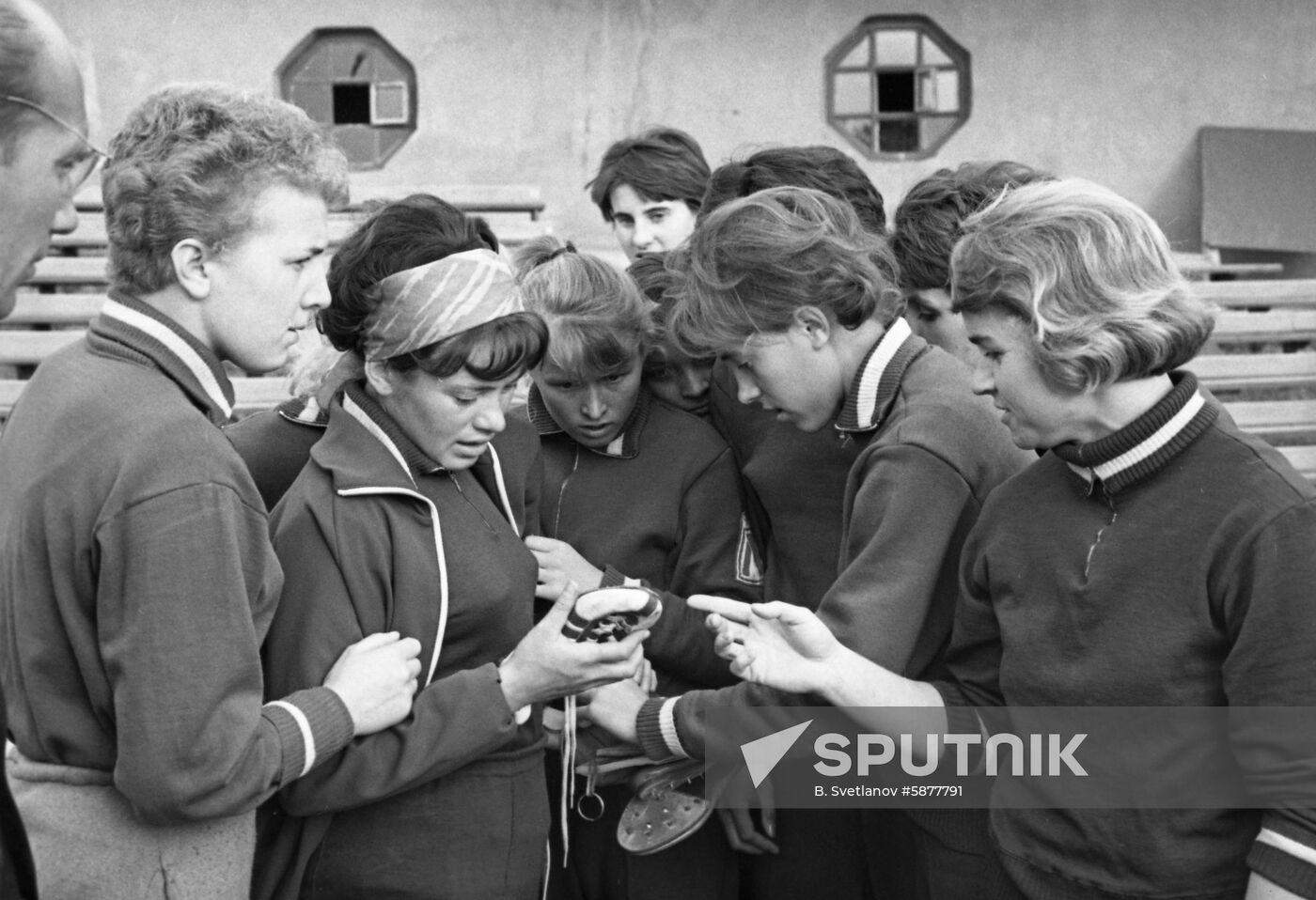 Leningrad athletes at USSR Championship