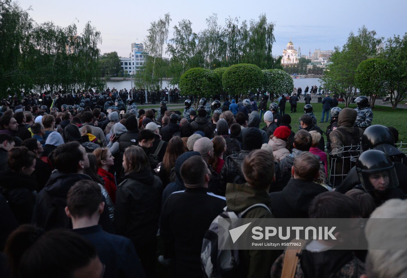 Russia Temple Protests