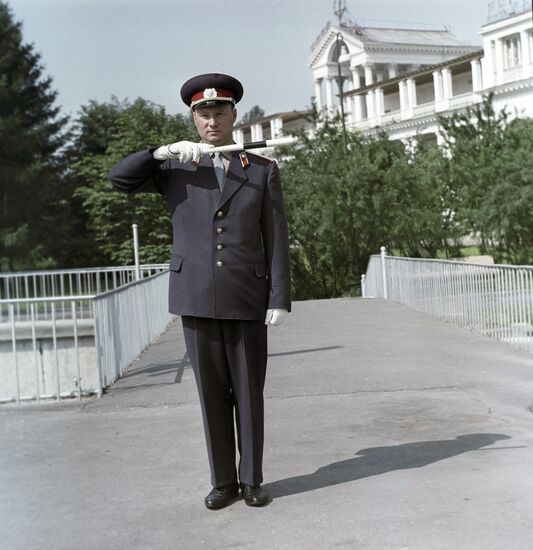 Dress uniform for Soviet police officers