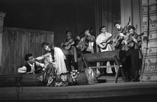 Episode from performance Hot Blood at Romen Theater