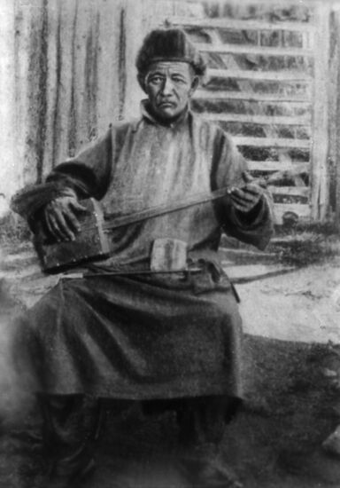 Mongolian storyteller Parchen