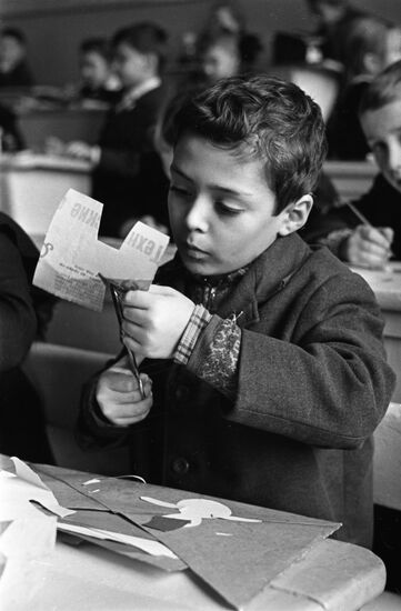 Moscow schoolboy Sasha Vrubel