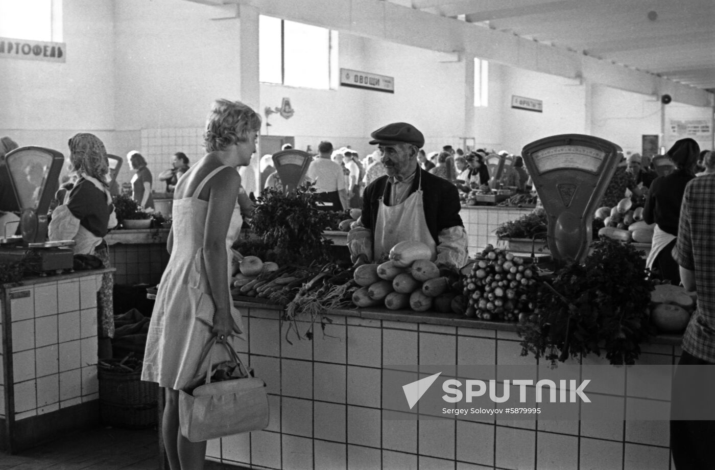 Farmers' market in Moscow
