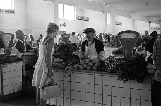 Farmers' market in Moscow