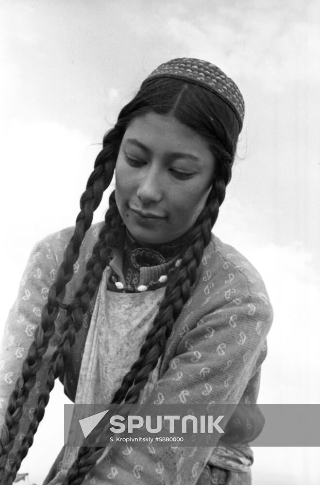 Turkmen farmer Priyeva