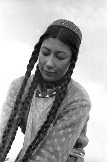 Turkmen farmer Priyeva