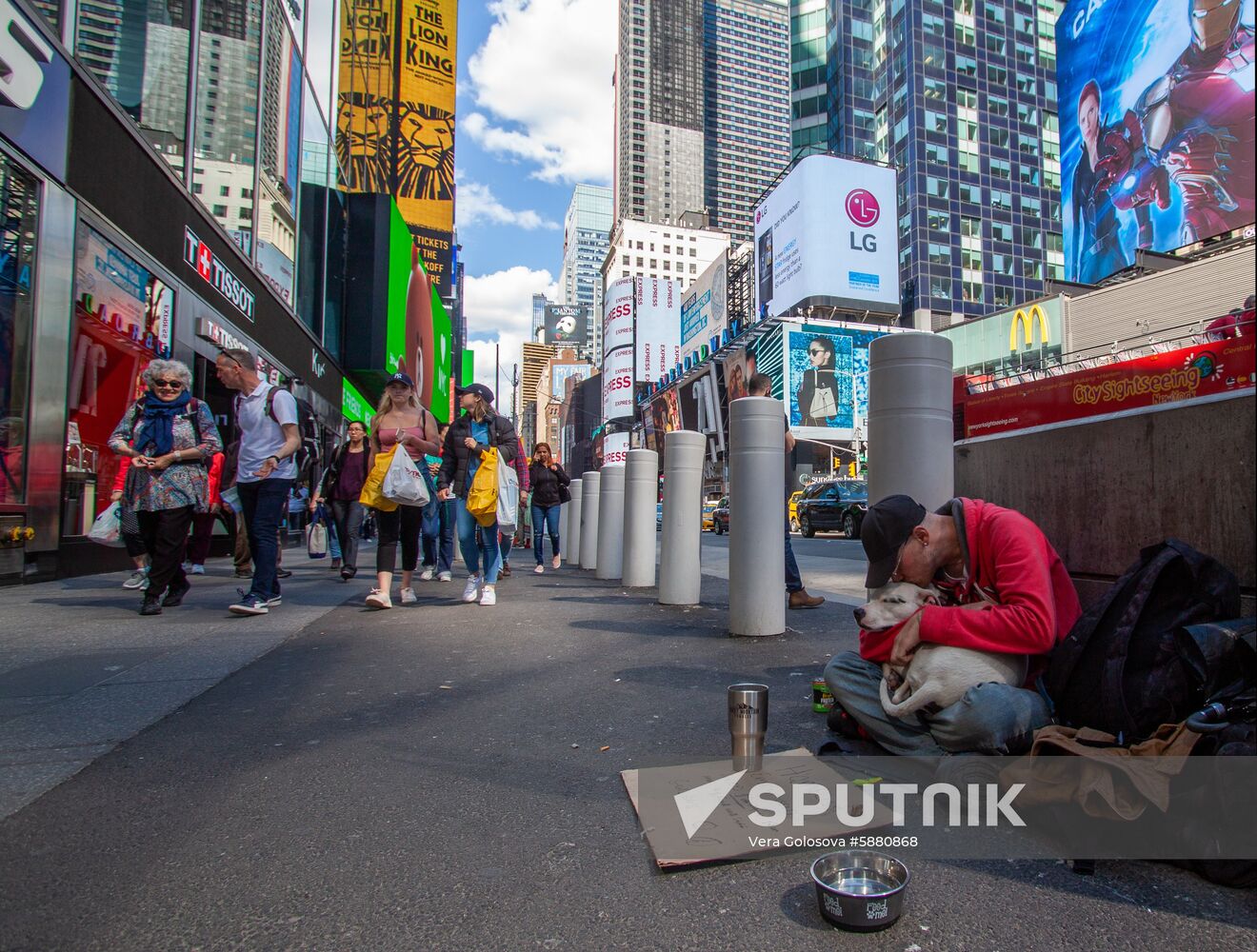 U.S. New York Daily Life