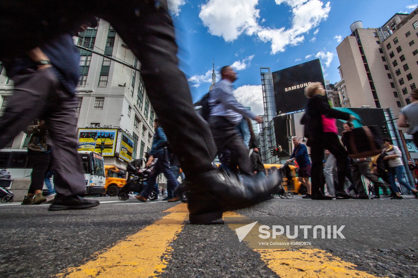 U.S. New York Daily Life