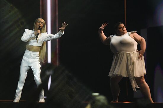 Israel Eurovision Rehearsal