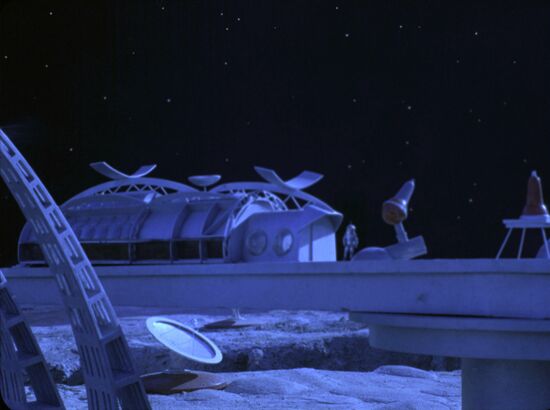 Still from film Moon