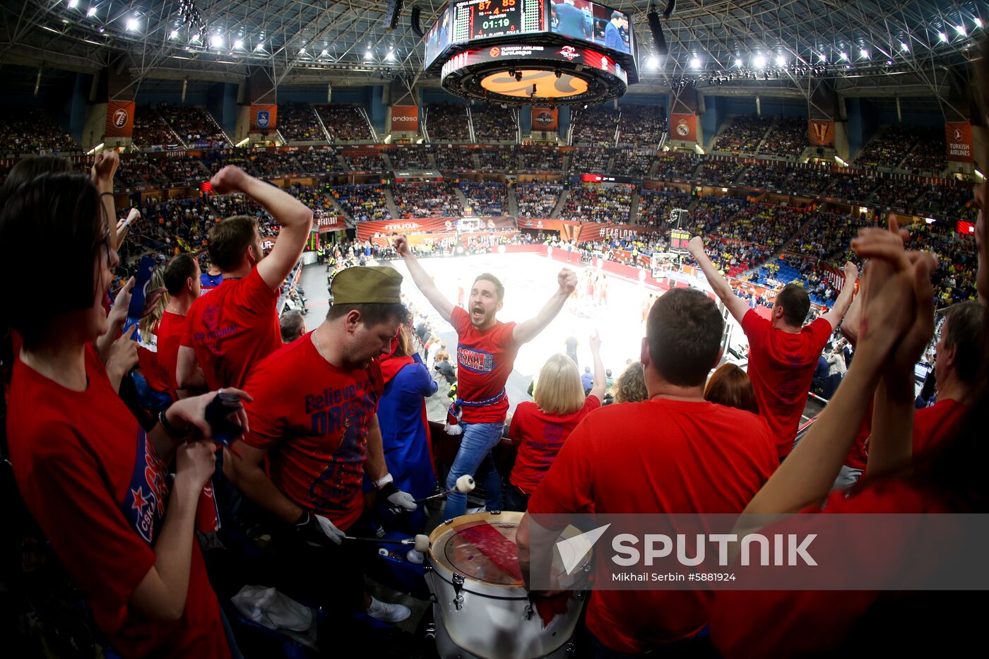 Spain Basketball Euroleague Real Madrid - CSKA