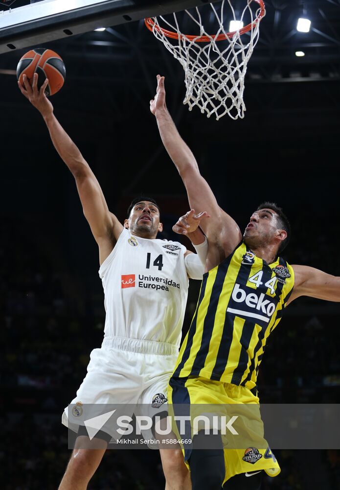 Spain Basketball Euroleague Final Four Fenerbahce - Real