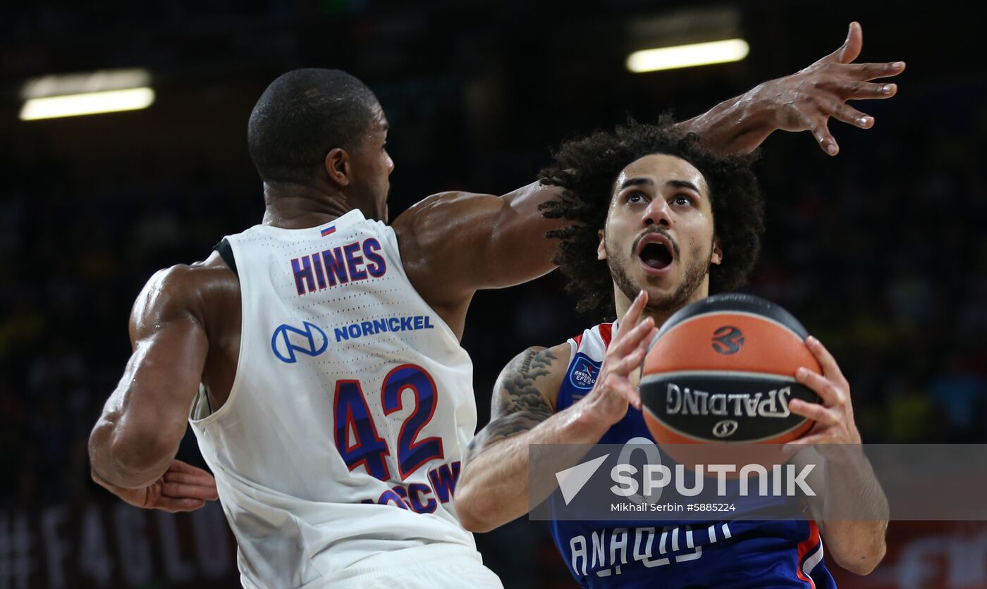 Spain Basketball Euroleague Final Four Anadolu - CSKA