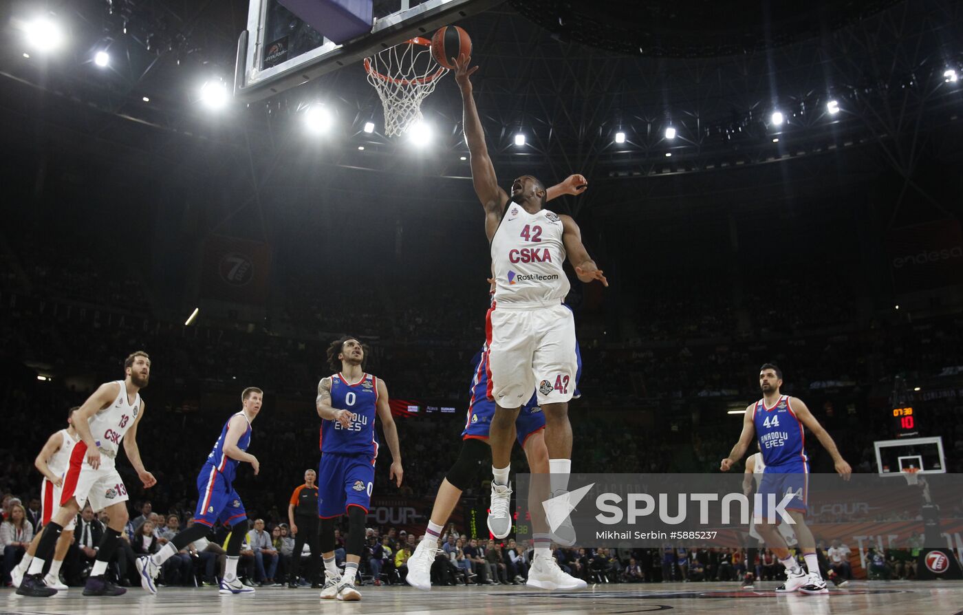 Spain Basketball Euroleague Final Four Anadolu - CSKA