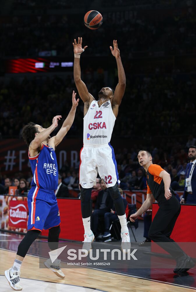 Spain Basketball Euroleague Final Four Anadolu - CSKA