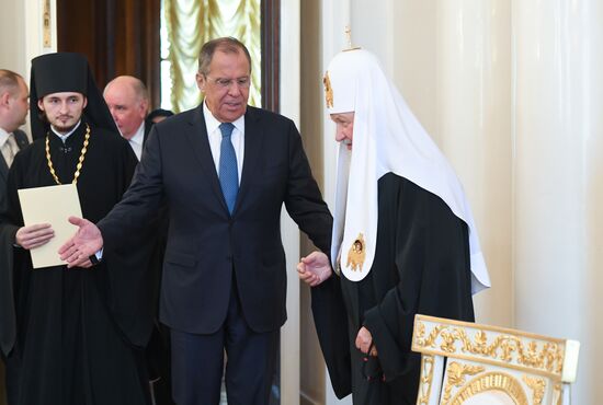 Russia Lavrov Patriarch Kirill