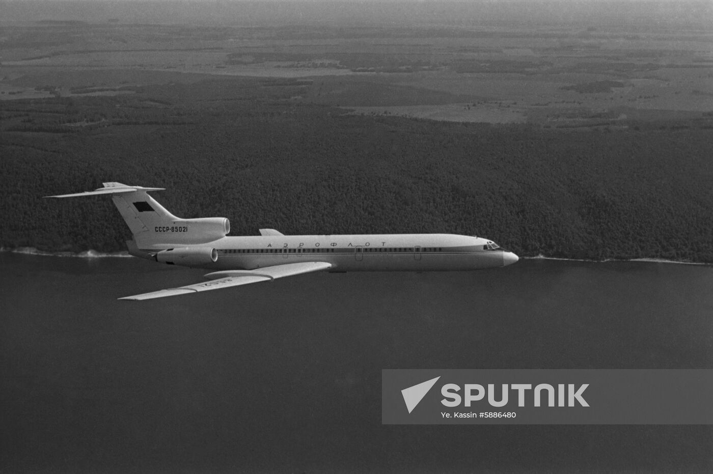 Tupolev Tu-154 passenger plane