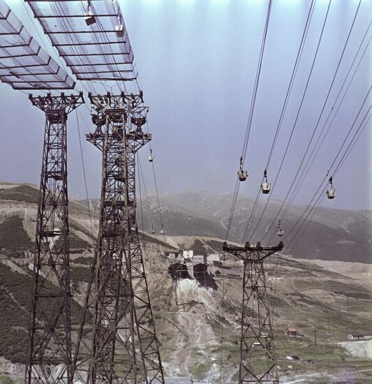 Cable road to Kajaran