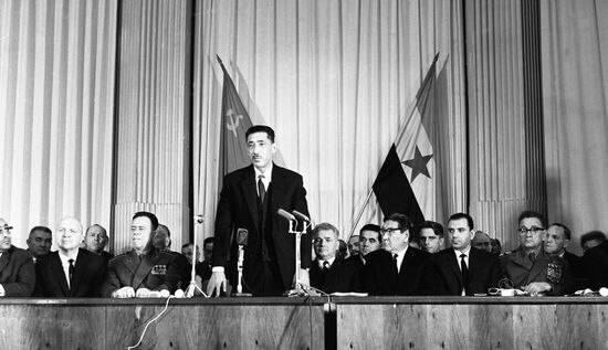 Egyptian Defense Minister Abdel Hakim Amer visits Soviet Union