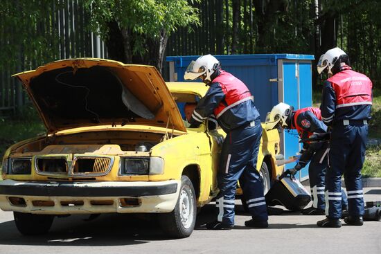 Russia Firefighters Drills