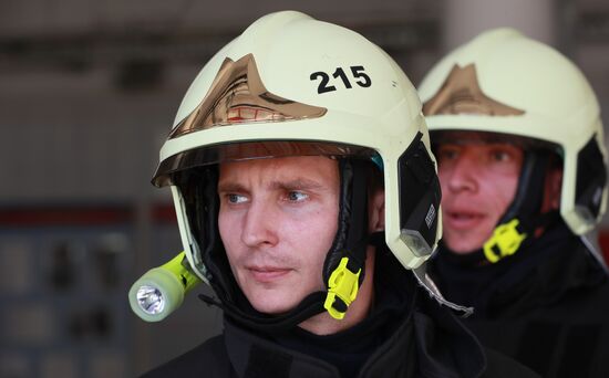 Russia Firefighters Drills