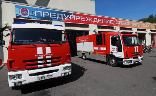 Russia Firefighters Drills