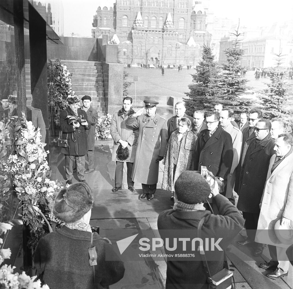 Delegation of the Communist Party of Cuba staying in the USSR