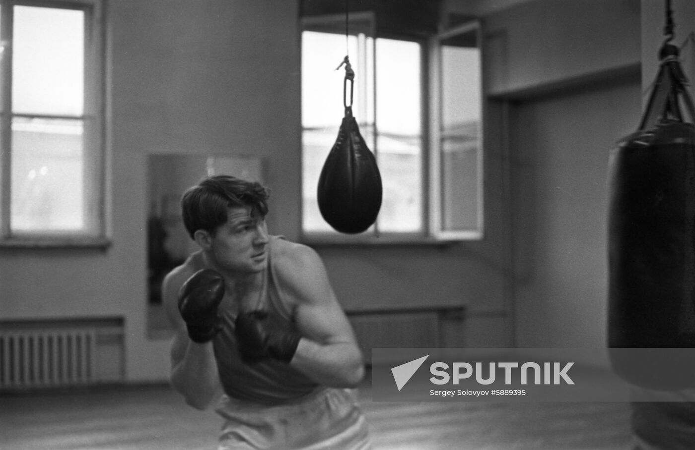 Soviet boxer Alexei Kiselyov