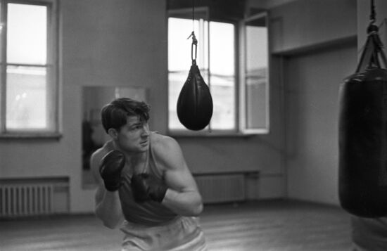 Soviet boxer Alexei Kiselyov