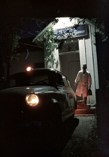 Country doctor Gennady Lukanev