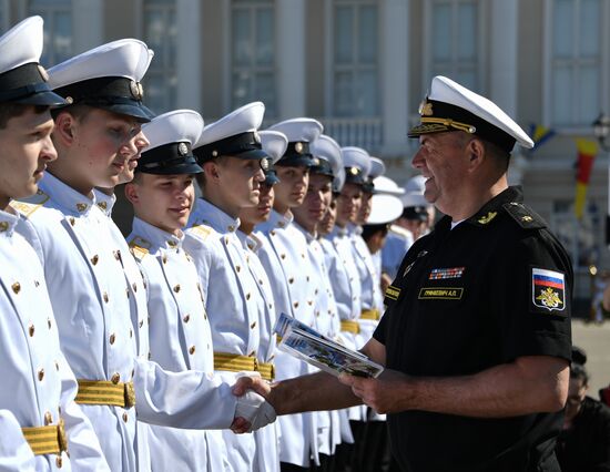 Russia Cadets Last Bell