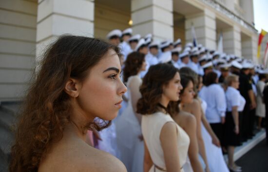 Russia Cadets Last Bell