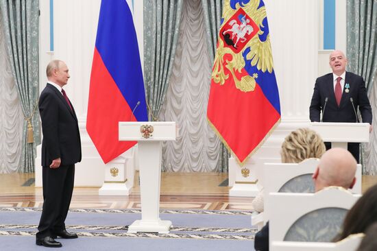 Russia Putin Awards 