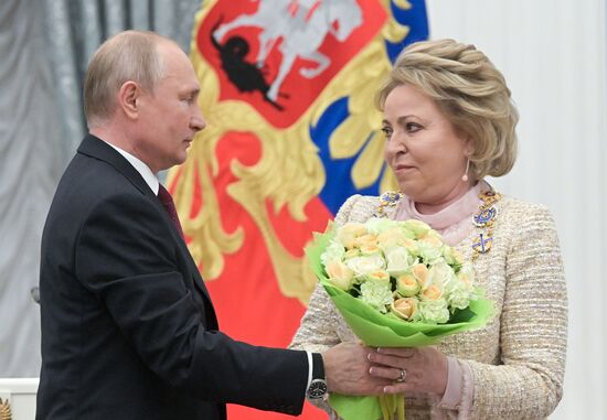 Russia Putin Awards 