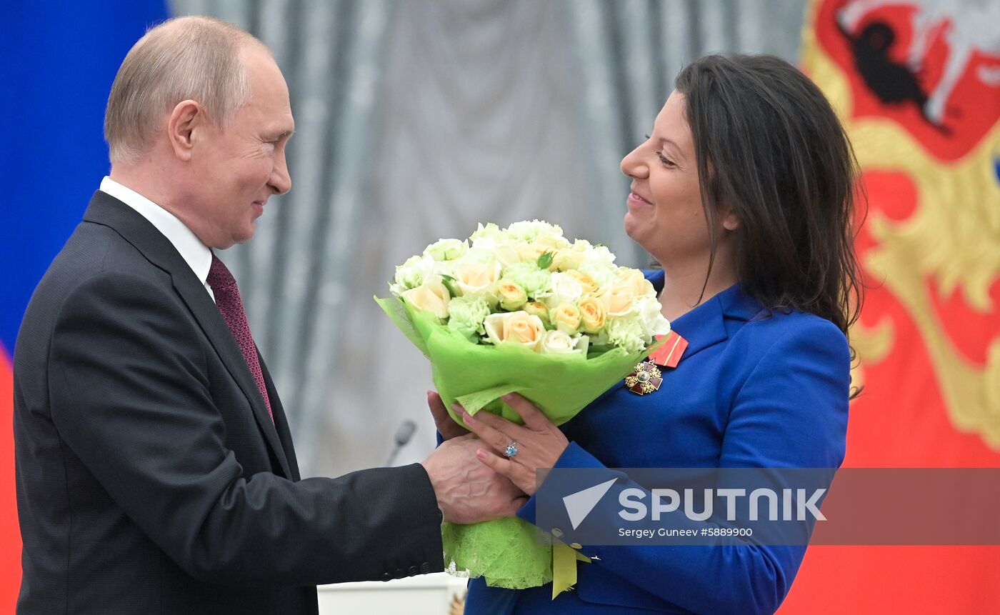 Russia Putin Awards 