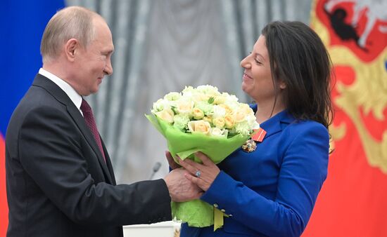 Russia Putin Awards 