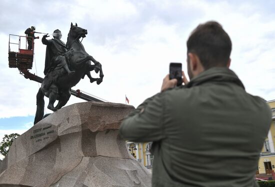 Russia Saint Petersburg Daily Life