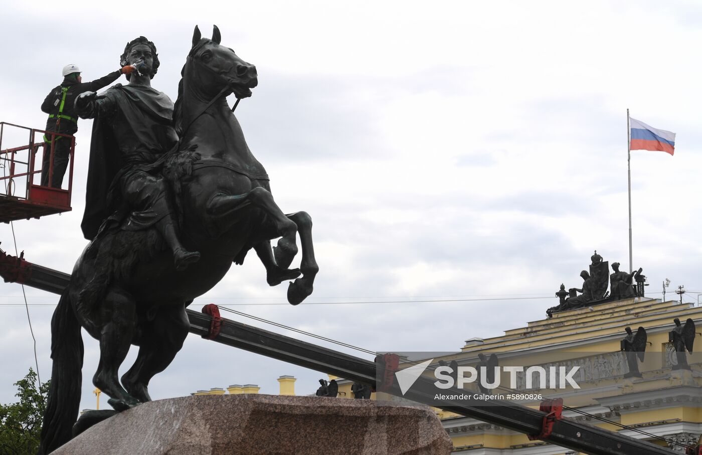 Russia Saint Petersburg Daily Life