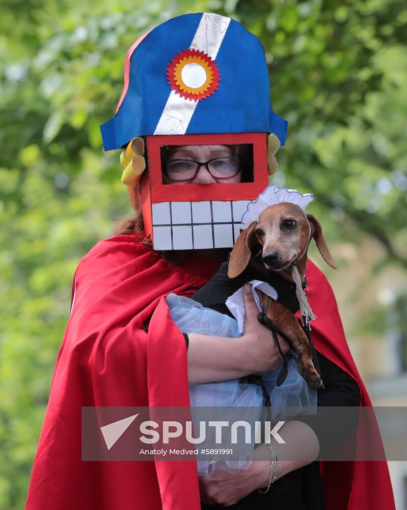 Russia Dogs Parade