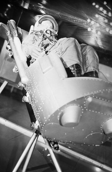 Cosmonaut's seat aboard Vostok spaceship