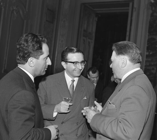 Reception for Chilean diplomats at USSR Foreign Ministry