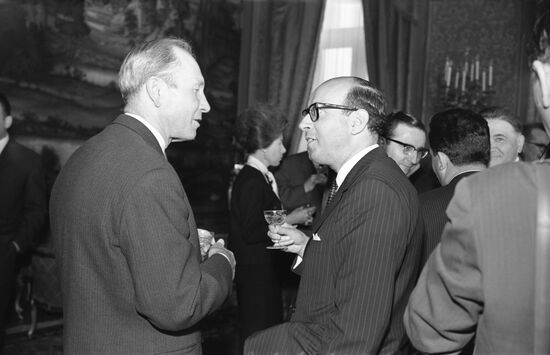 Reception for Chilean diplomats at USSR Foreign Ministry