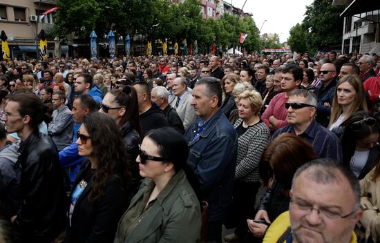 Serbia Kosovo Protests