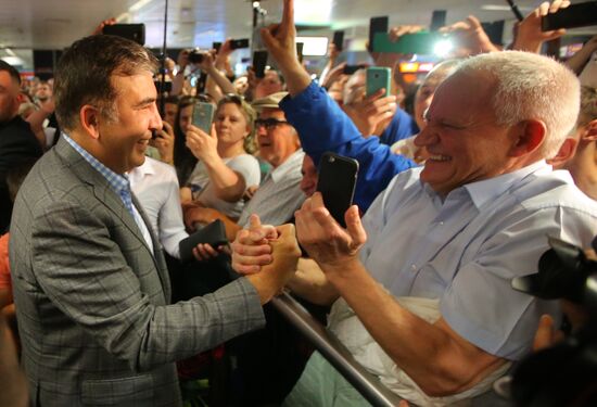 Ukraine Saakashvili Return