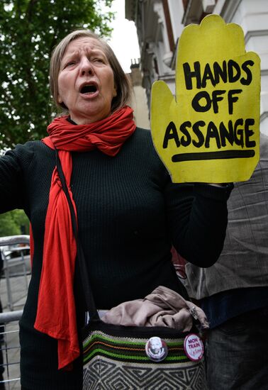 Great Britain Wikileaks Assange Court